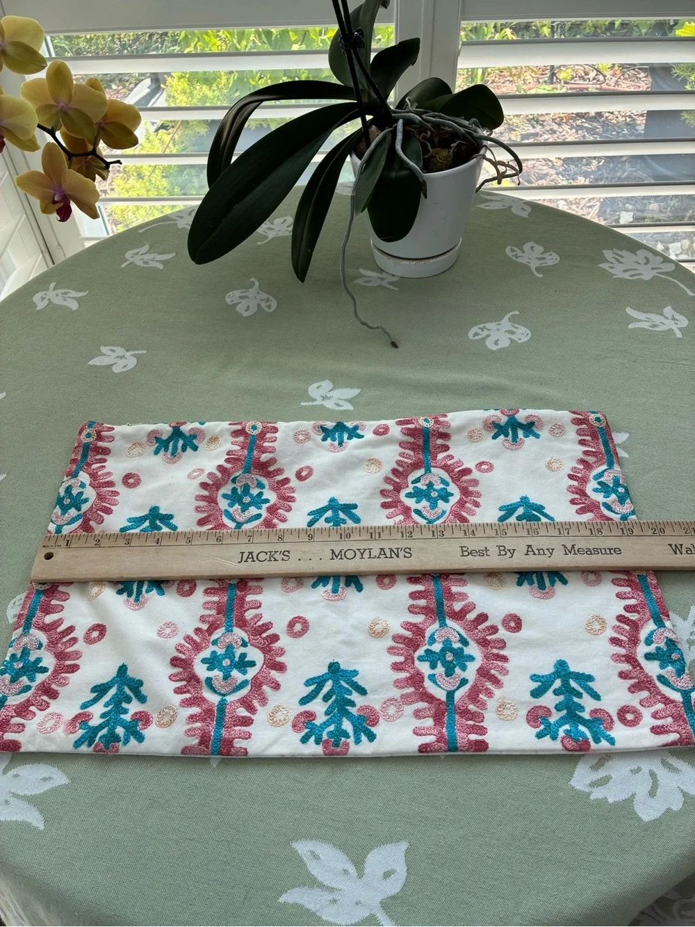 Ballard Designs Suzanne Kasler Elba Embroidered Lumbar Pillow Covers set of 2